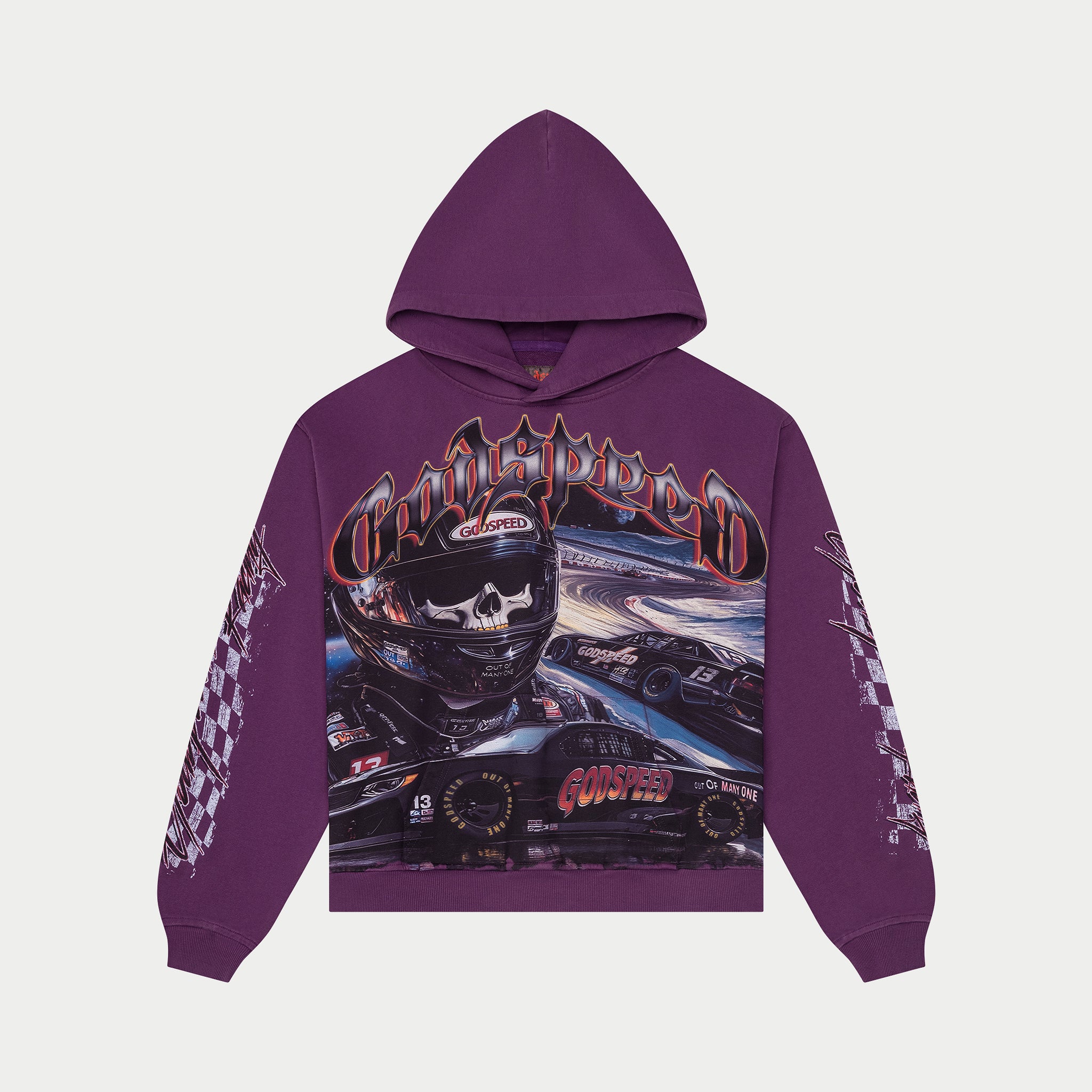 【限定品】Godspeed hoodie168 of 555 sサイズ 値下げ⭕️ GODSPEED NEW YORK - Top 5 Slizzy VVS Hoodie (Bone)