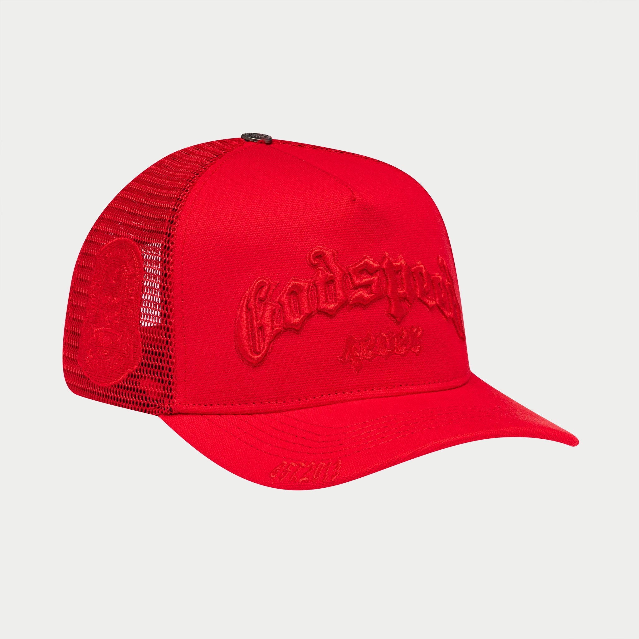 美品 GODSPEED FOREVER TRUCKER CAP GODSPEED NEW YORK - GS Forever Trucker Hat (Red)