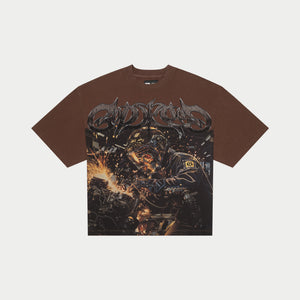 Steel Sharpens Steel (Brown Wash)