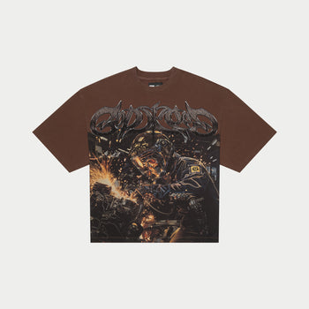 Steel Sharpens Steel (Brown Wash)