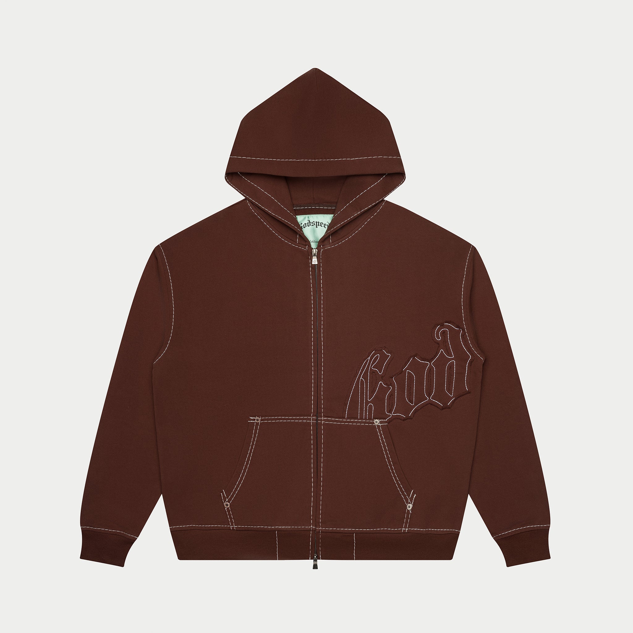 GODSPEED NEW YORK - OG Logo Sweatsuit Stitched (Mocha)