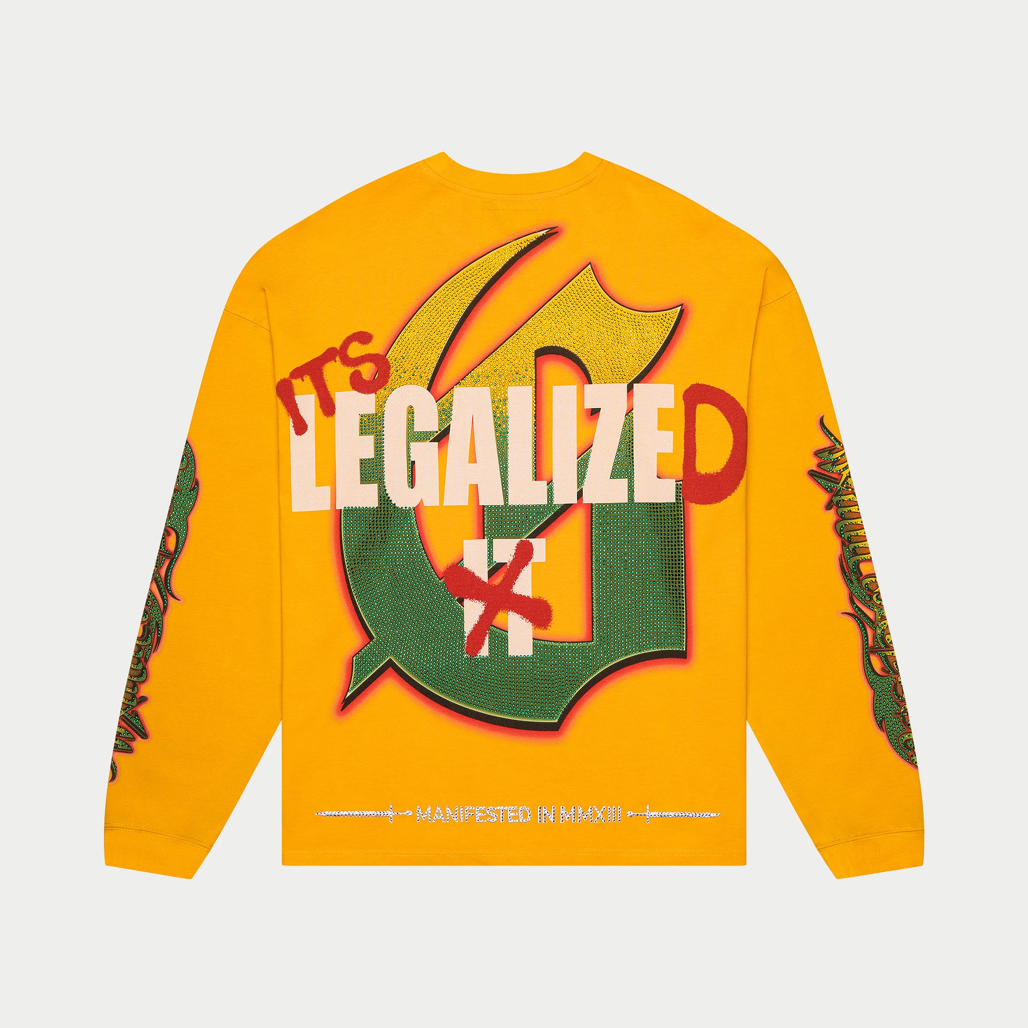 Godspeed ロンT GODSPEED NEW YORK - Indoor VVS LS T-shirt (Yellow)