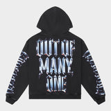Chrome MOTTO Hoodie (Black wash)