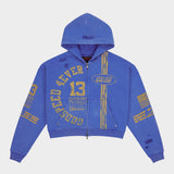 Roadster Zip Hoodie (Blue Yellow)