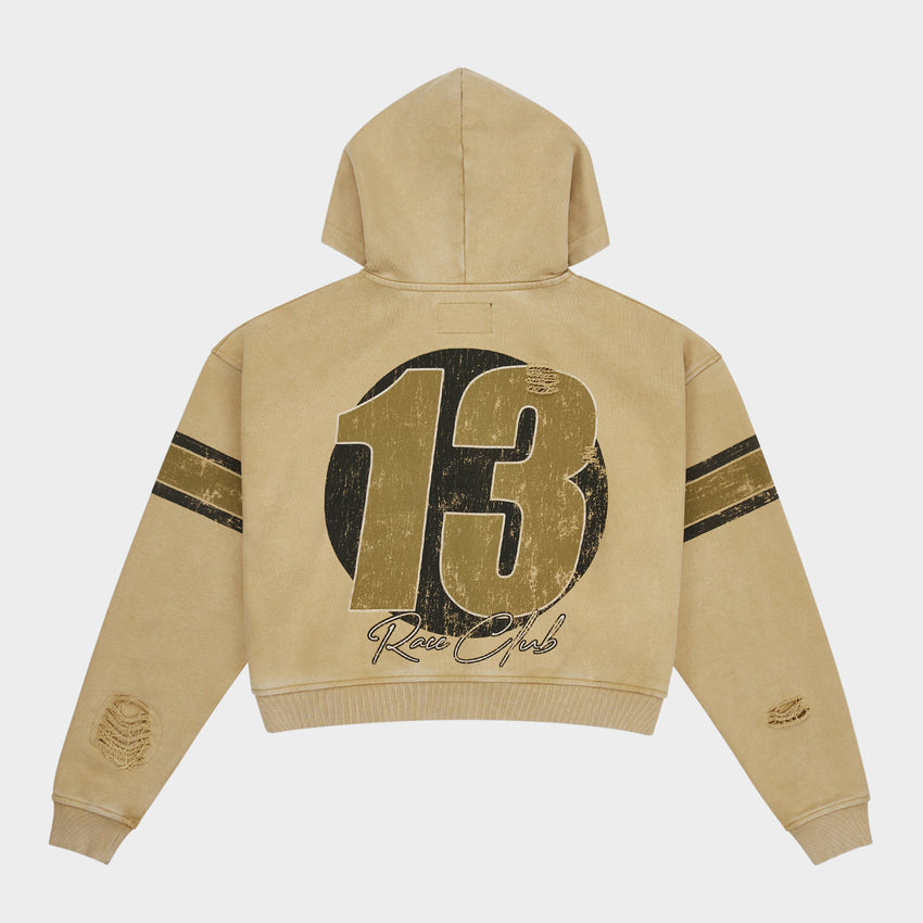 Speedway Zip Hoodie (Sand)