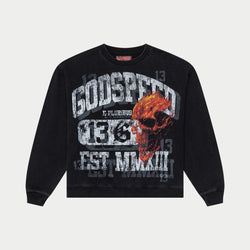 Seeing Double Sweatshirt (Black wash)