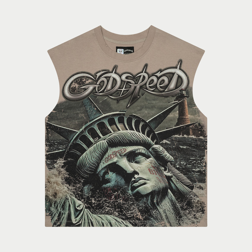 Sunken Liberty 2 Sleeveless (Slate Grey)