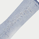 OG Logo Flared Denim Stitched (Blue)