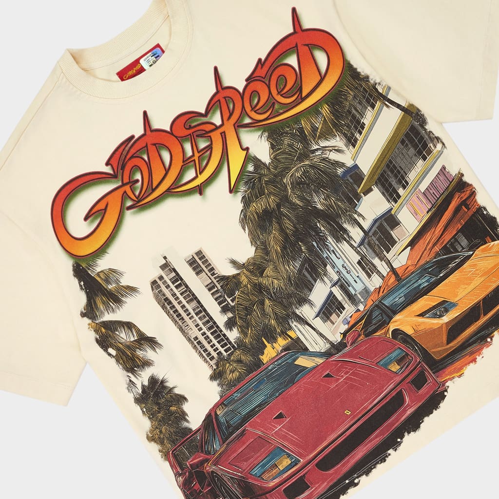 South Beach Drive Miami Superrun (Bone) - T-Shirt