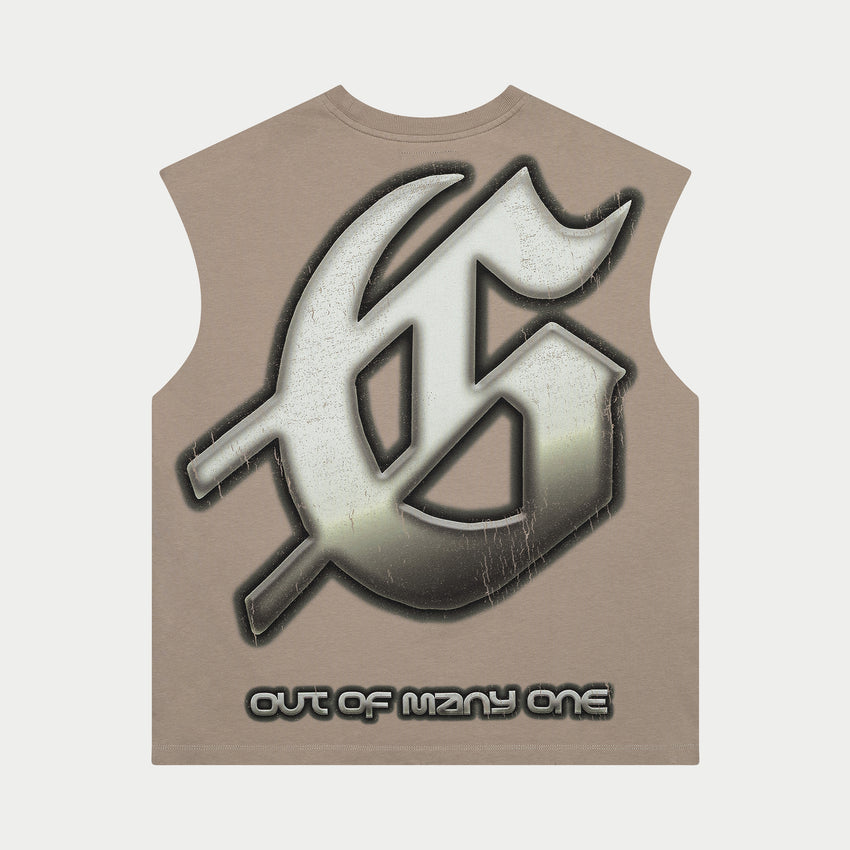 Sunken Liberty 2 Sleeveless (Slate Grey)