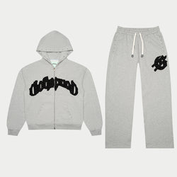 Symmetric Studded Set (Grey/Black)