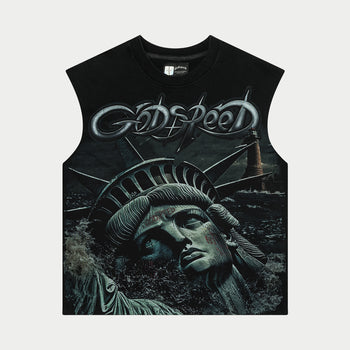 Sunken Liberty 2 Sleeveless (Black Wash)