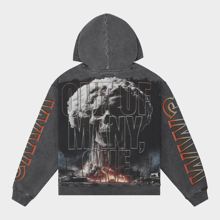 Code Red Hoodie (Grey wash)