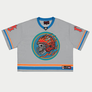 First Down Jersey (Grey/Blue/Orange)