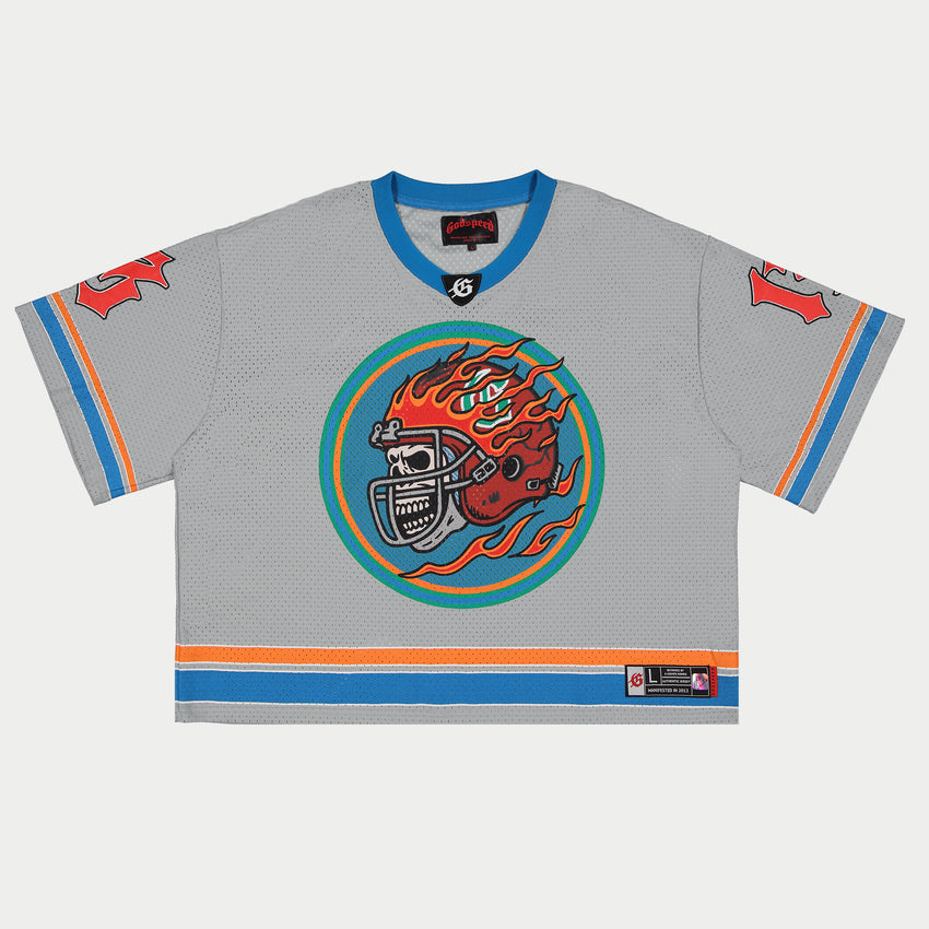 First Down Jersey (Grey/Blue/Orange)