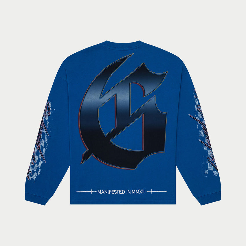 Podium Dreams LS T-Shirt (Royal Blue)