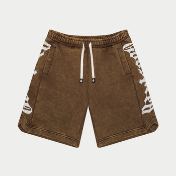 CourtSide Shorts (Mocha Wash)