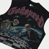 Checkmate Sleeveless (Black Wash)