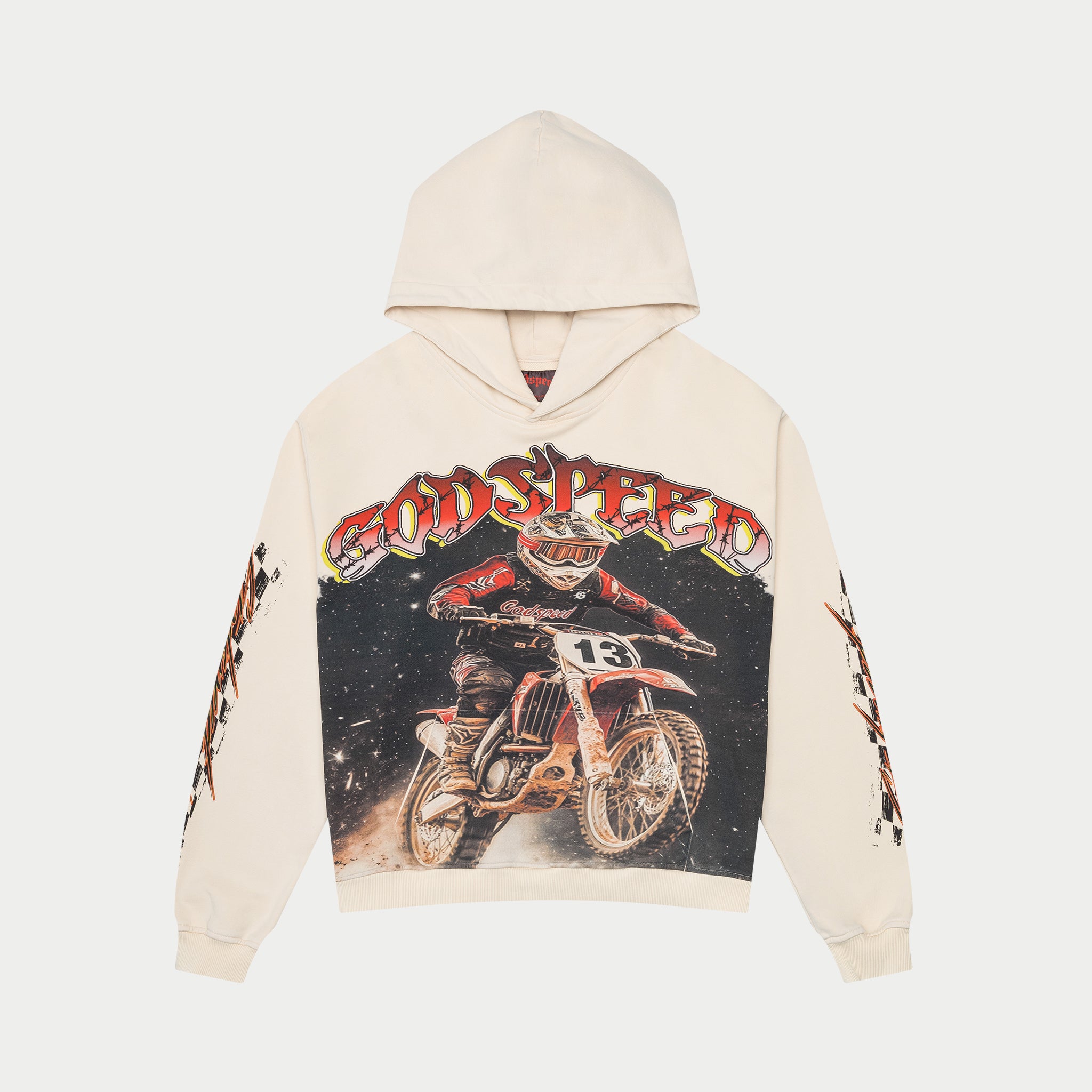 トップス Godspeed hoodie xs GODSPEED NEW YORK - Motocross Hoodie (Bone)