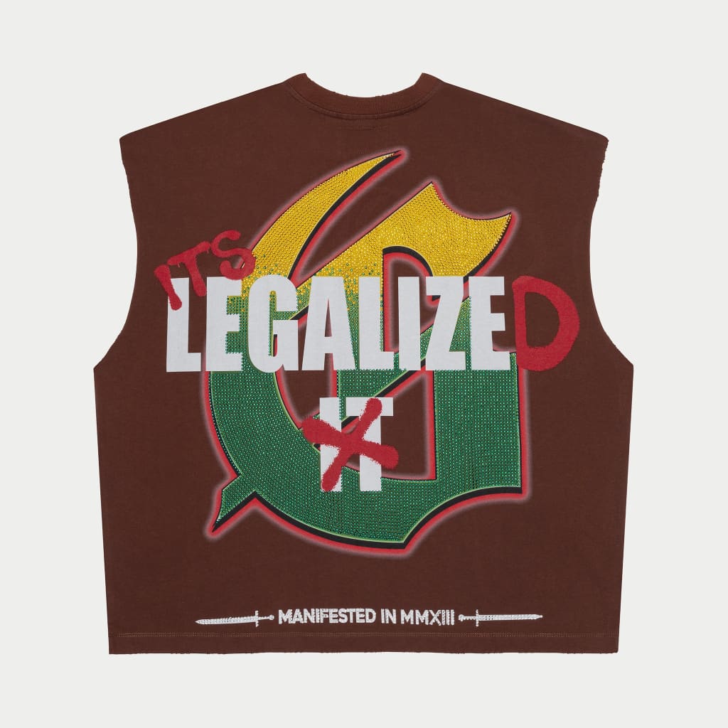 420 Indoor VVS Sleeveless (Brown) - T-Shirt