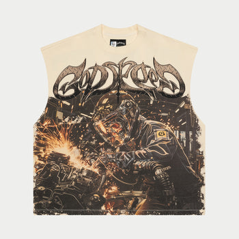 Steel Sharpens Steel Sleeveless (Bone)