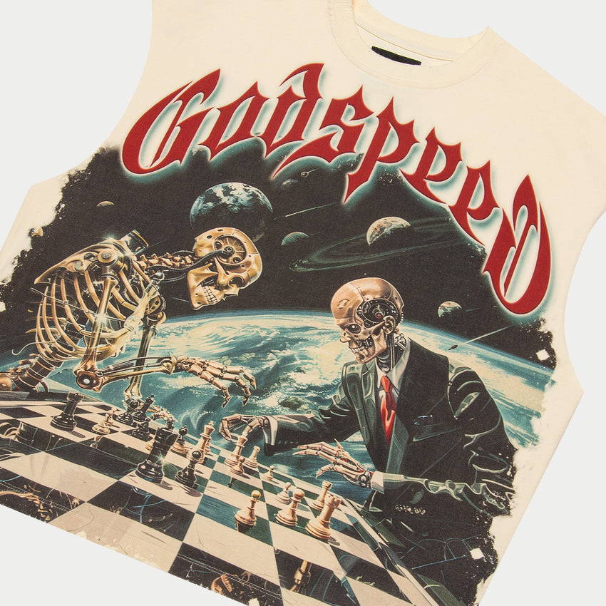 Checkmate Sleeveless (Bone)