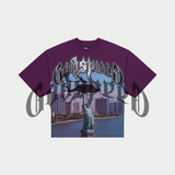 JFK to MIA (Purple Wash)