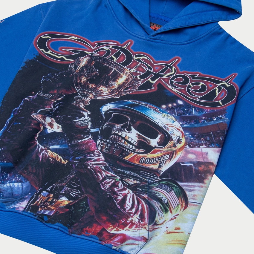 Podium Dreams Hoodie (Blue Washed)