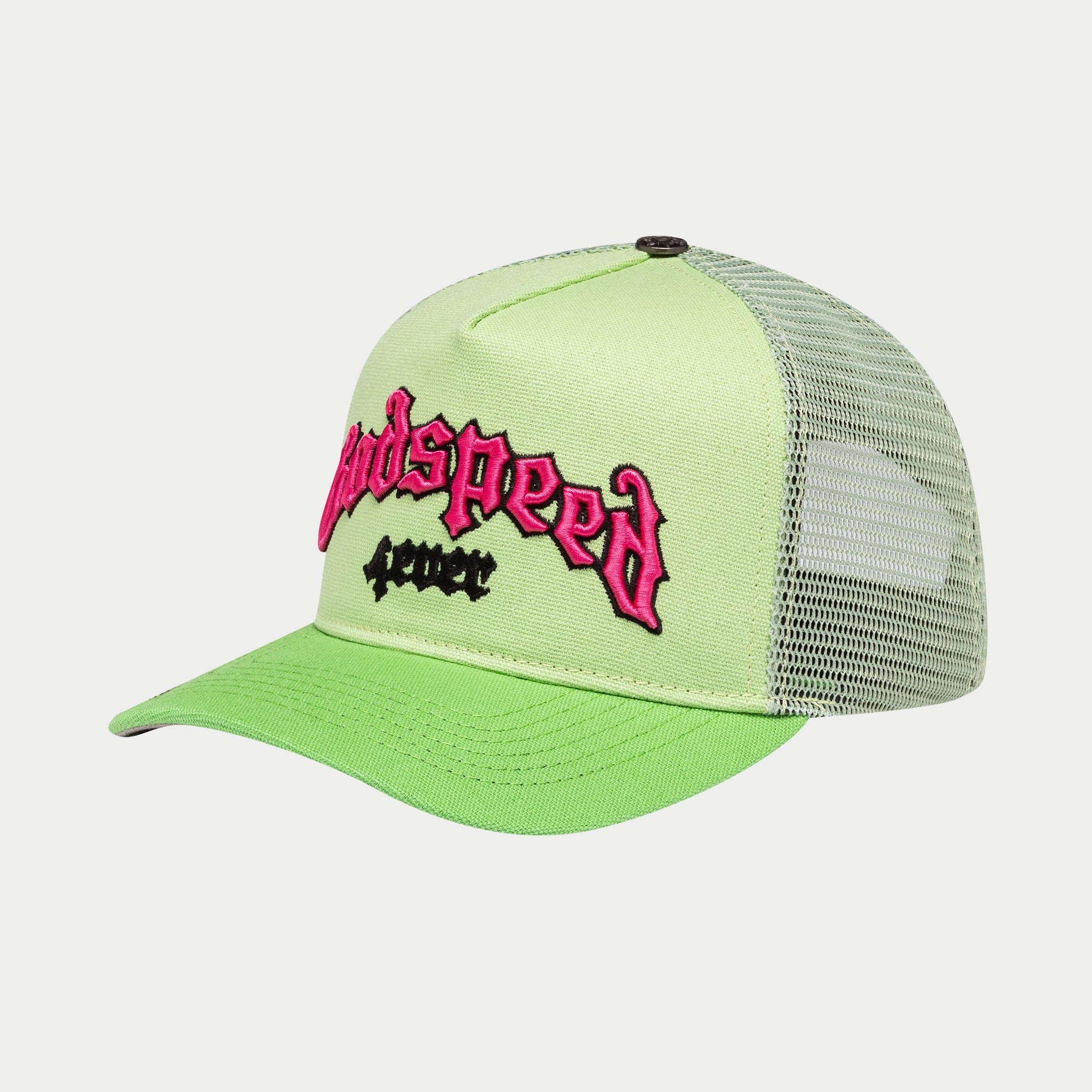 GODSPEED NEW YORK - GS Forever Trucker Hat (Lime/pink)