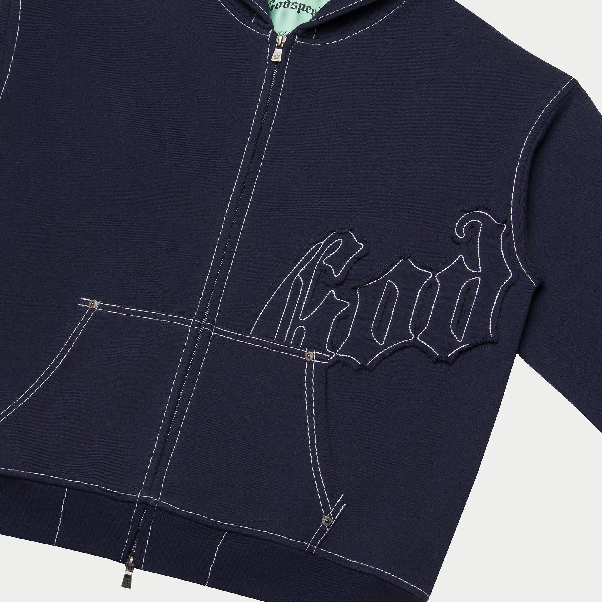 GODSPEED NEW YORK - OG Logo Sweatsuit Stitched (Navy)