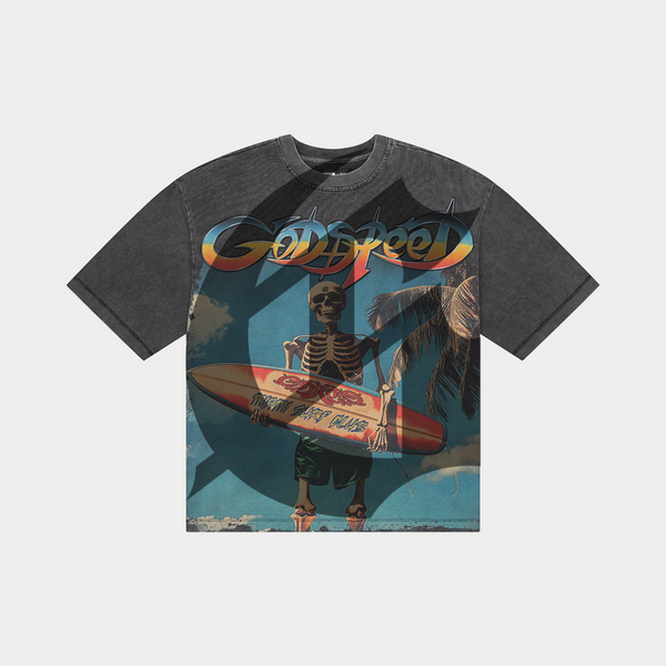 GODSPEED NEW YORK - Miami surf club (Grey wash)