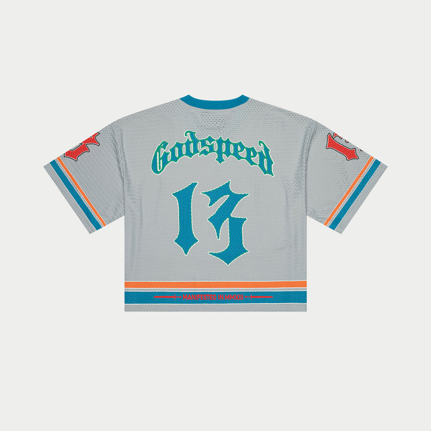 First Down Jersey (Grey/Blue/Orange)