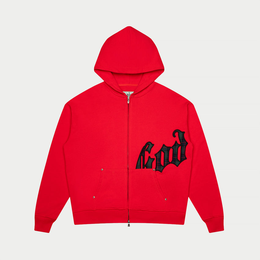 OG Logo Sweatsuit (Red Plaid)