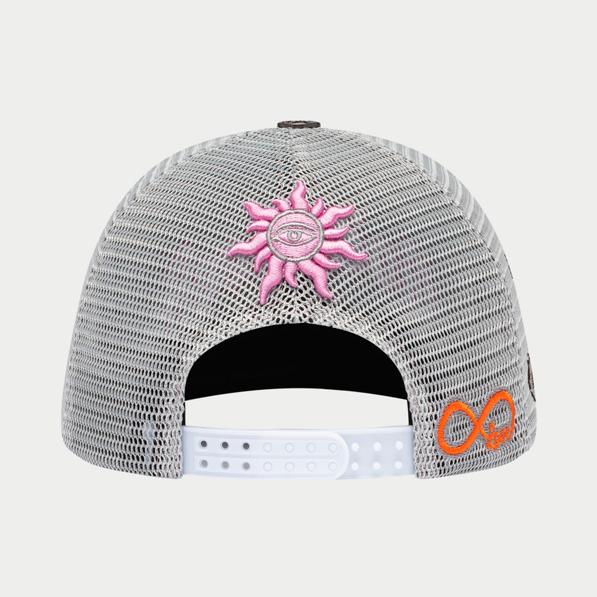 GS Forever Trucker Hat (Grey/Pink)