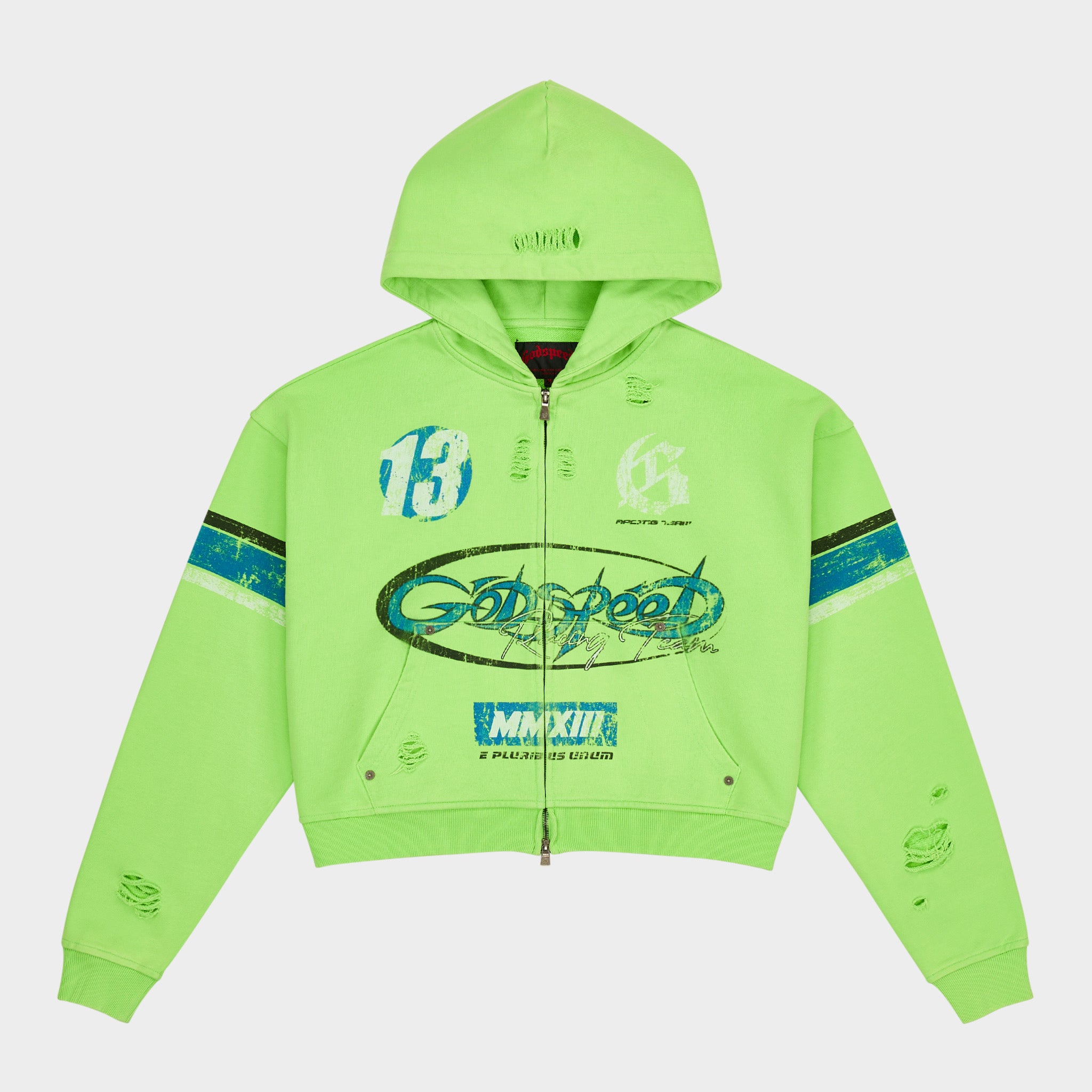 GODSPEED NEW YORK - Speedway Zip Hoodie (Volt) GODSPEED NEW YORK - Speedway Zip Hoodie (Volt)