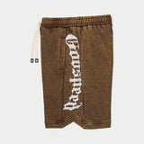 CourtSide Shorts (Mocha Wash)