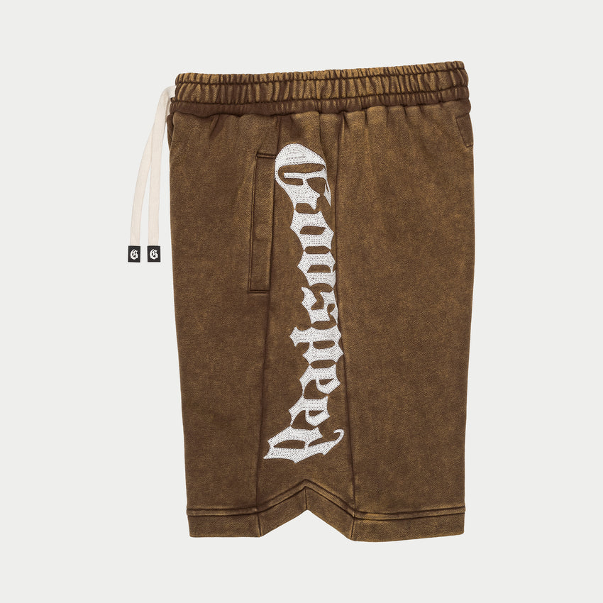 CourtSide Shorts (Mocha Wash)