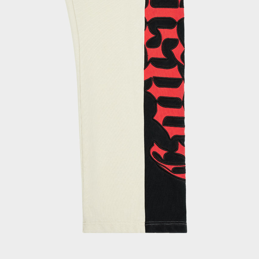Courtside Sweatpants (Bone/Black/Red)