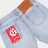 OG Logo Flared Denim Stitched (Blue)