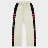 Courtside Sweatpants (Bone/Black/Red)