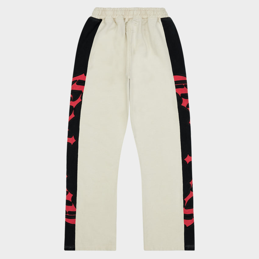 Courtside Sweatpants (Bone/Black/Red)
