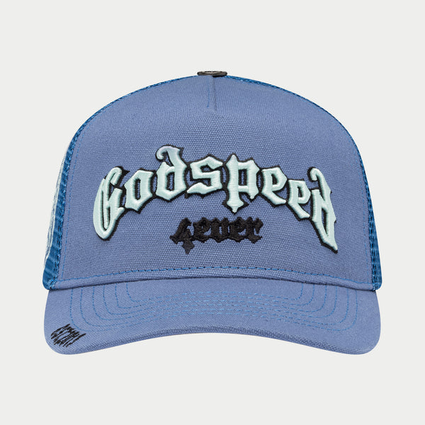 GODSPEED NEW YORK - GS Forever Trucker Hat (Triple blue)