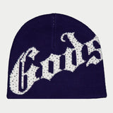 OG Logo Studded Beanie (Navy/White)
