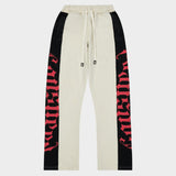Courtside Sweatpants (Bone/Black/Red)