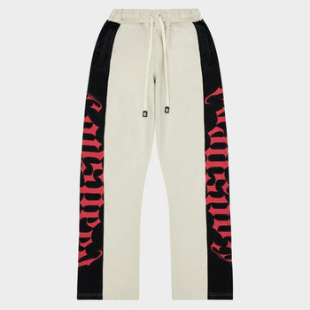 Courtside Sweatpants (Bone/Black/Red)