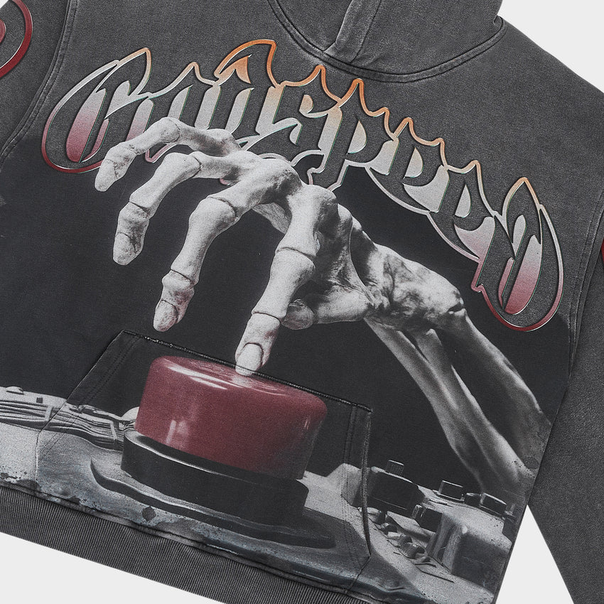 Code Red Hoodie (Grey wash)