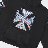 Chrome MOTTO Hoodie (Black wash)
