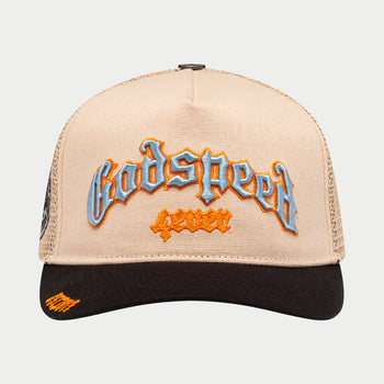 GS Forever Trucker Hat (Bone/Blue/Orange)