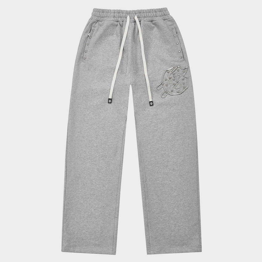 Symmetric Studed Sweatsuit V2 (Heather Grey VVS💎)
