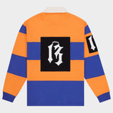 Classic Field Rugby Shirt (Orange Blue)